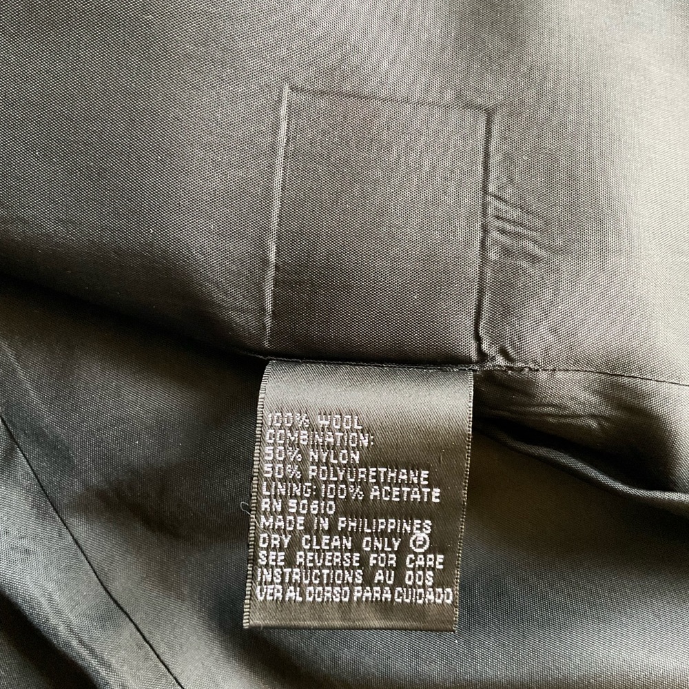 Albert Nipon Houndstooth Blazer 14 Wool - image 6